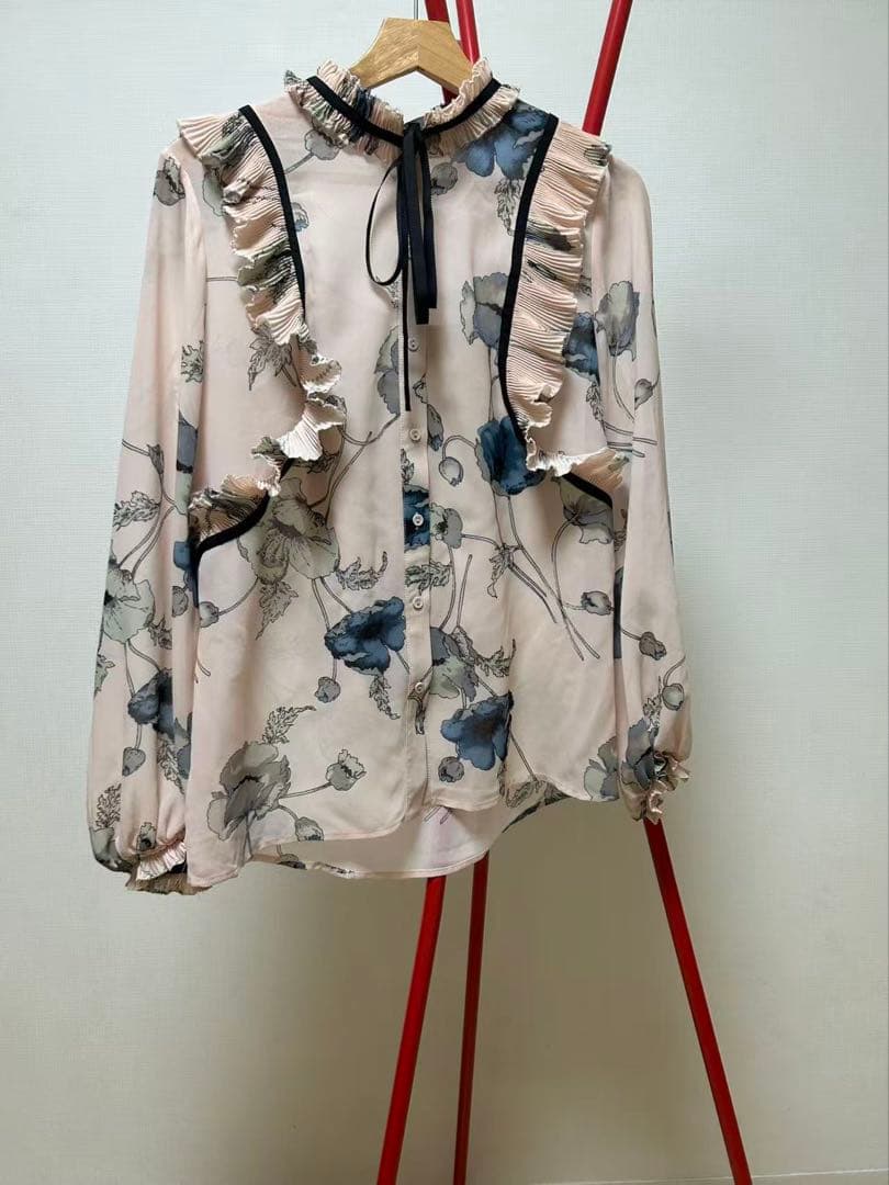 Sov. / ポリエステルシフォン セットアップ