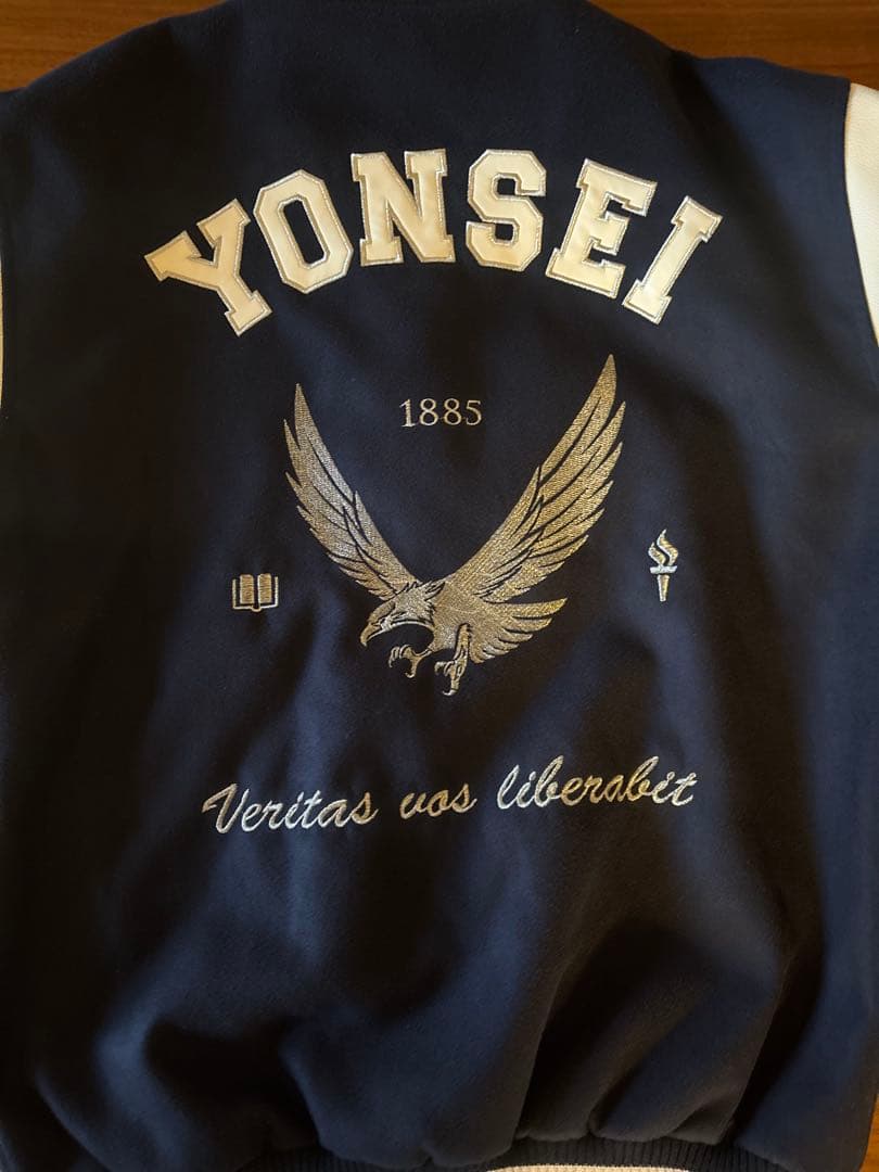 韓国延世大学公式ジャケット　aespa着用
