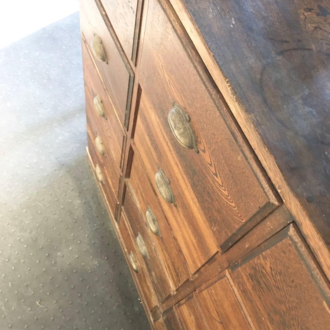 ☆15杯引出し棚☆小引出し 古家具 ヴィンテージ 小物 箪笥