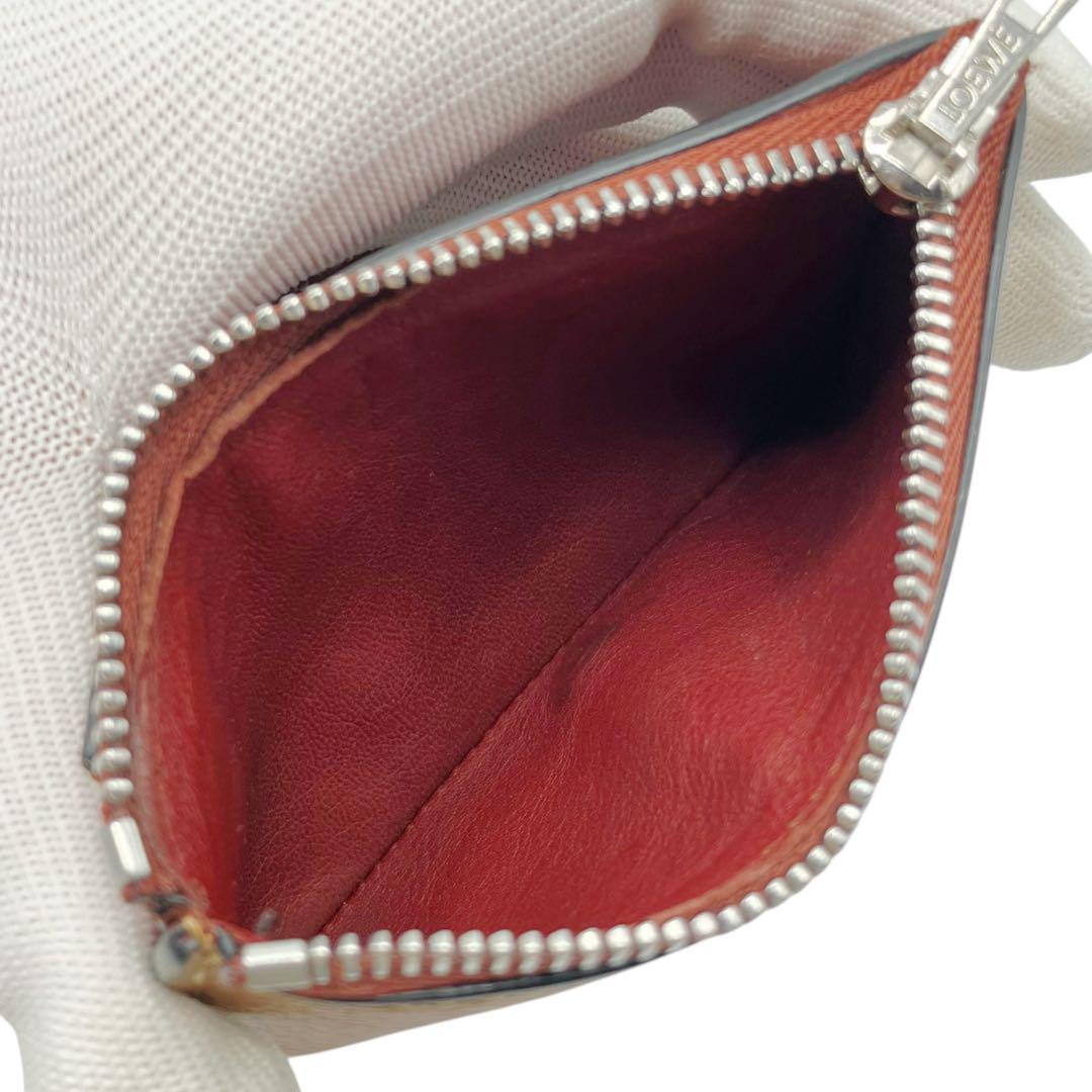 良品✨ ロエベ スモール バーティカルウォレット 折り財布 ブラウン