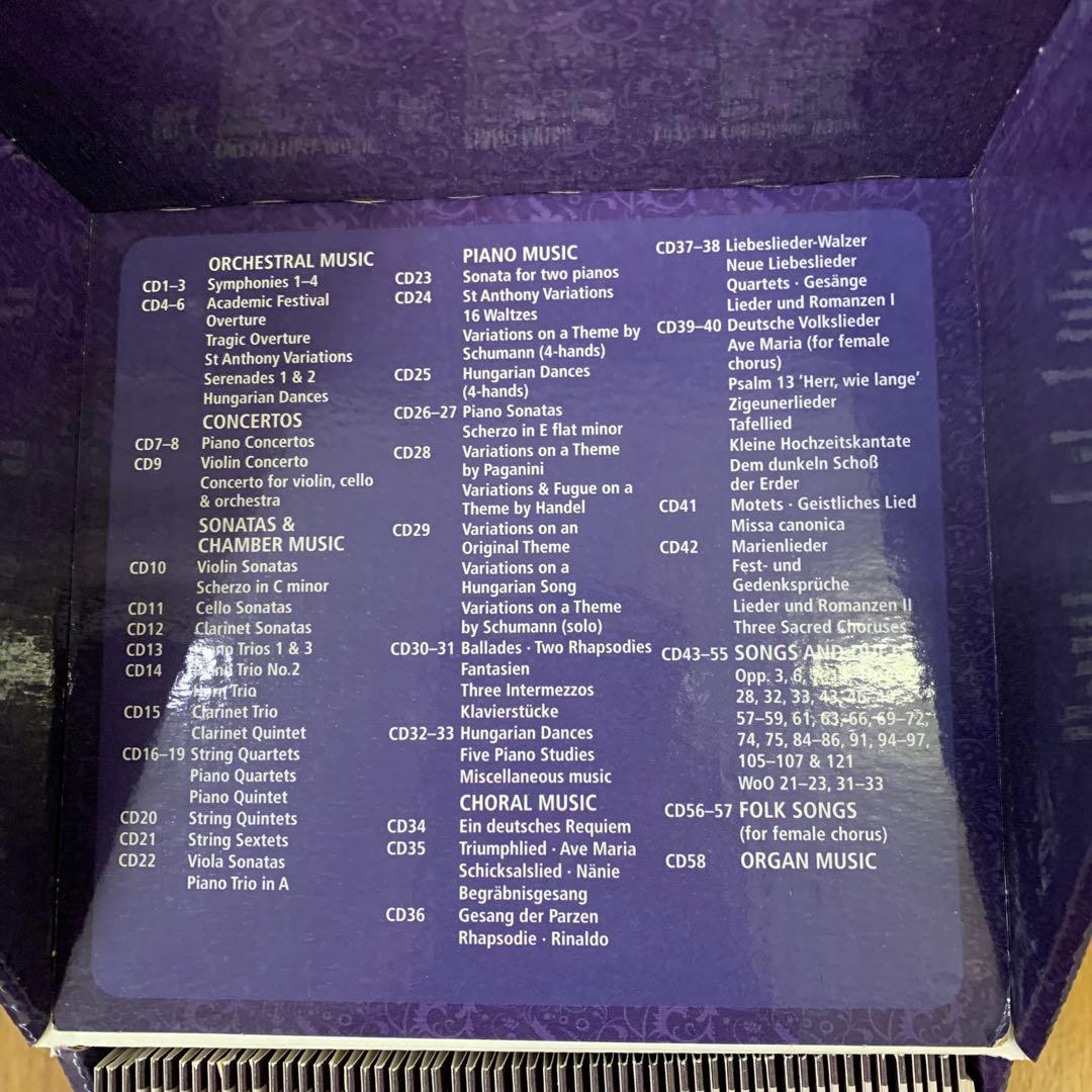 108. ブラームス全集　58CD