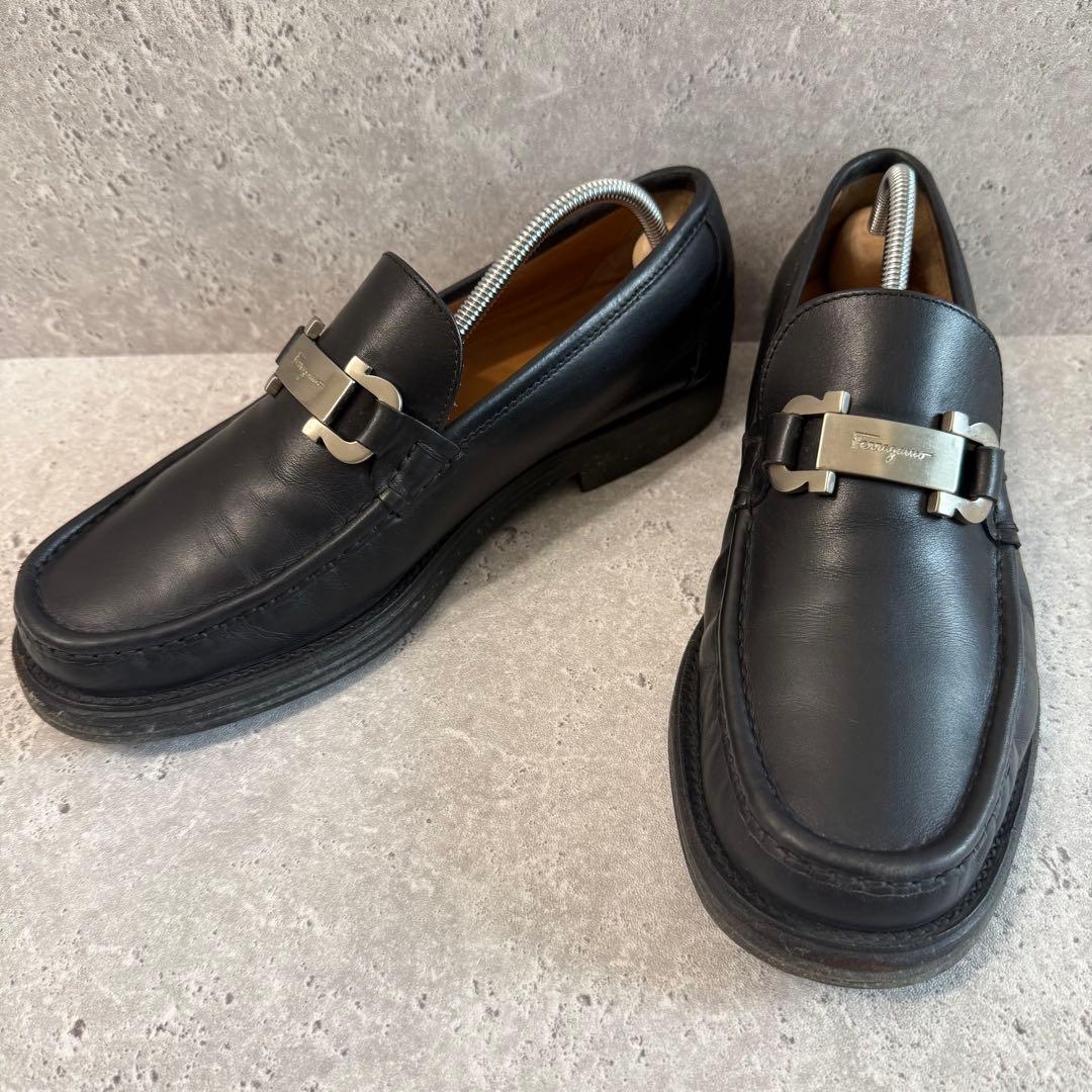 人気 サルヴァトーレ フェラガモ ガンチーニ ビットローファー 26.5cmEE