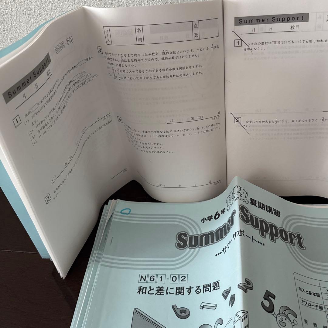 ⭐︎書込み少⭐︎ サピックス6年生　算数フルセット