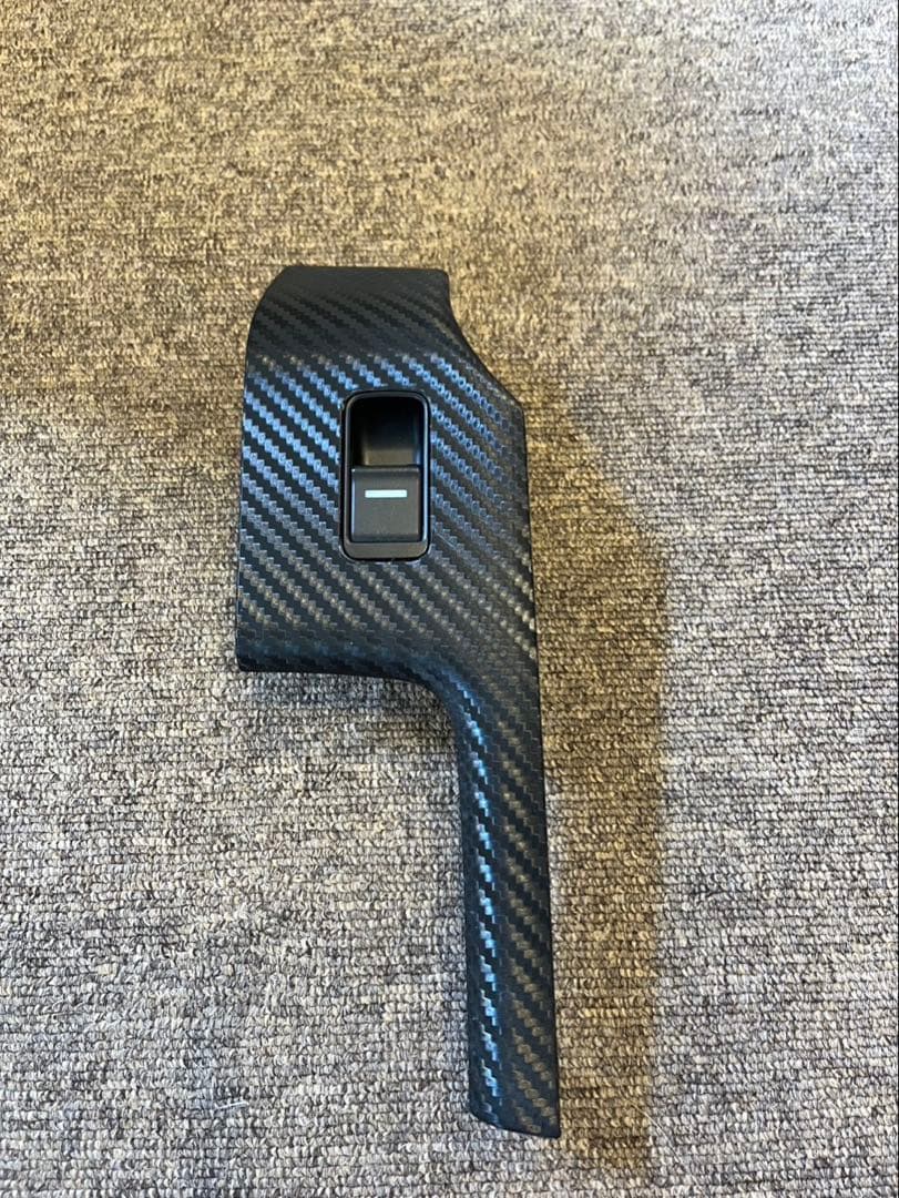 CL7 アコードEuro R カーボン調シート貼り付け パワーウィンドウスイッチ