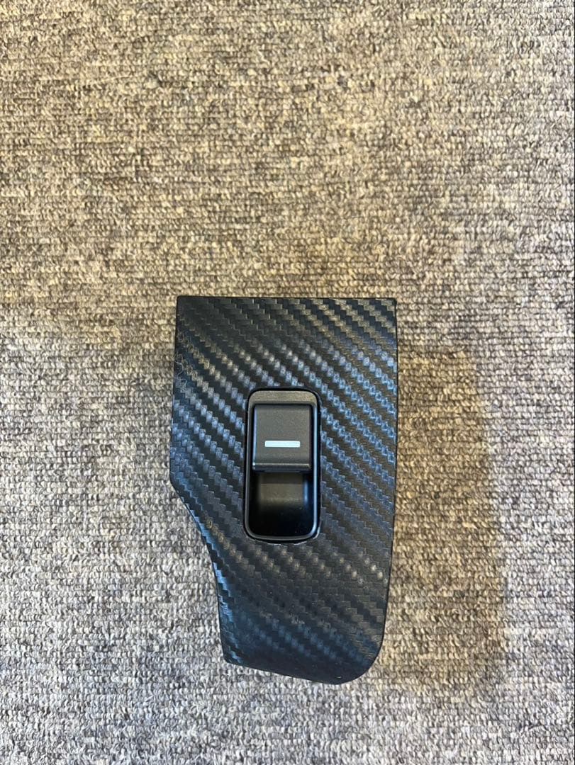 CL7 アコードEuro R カーボン調シート貼り付け パワーウィンドウスイッチ