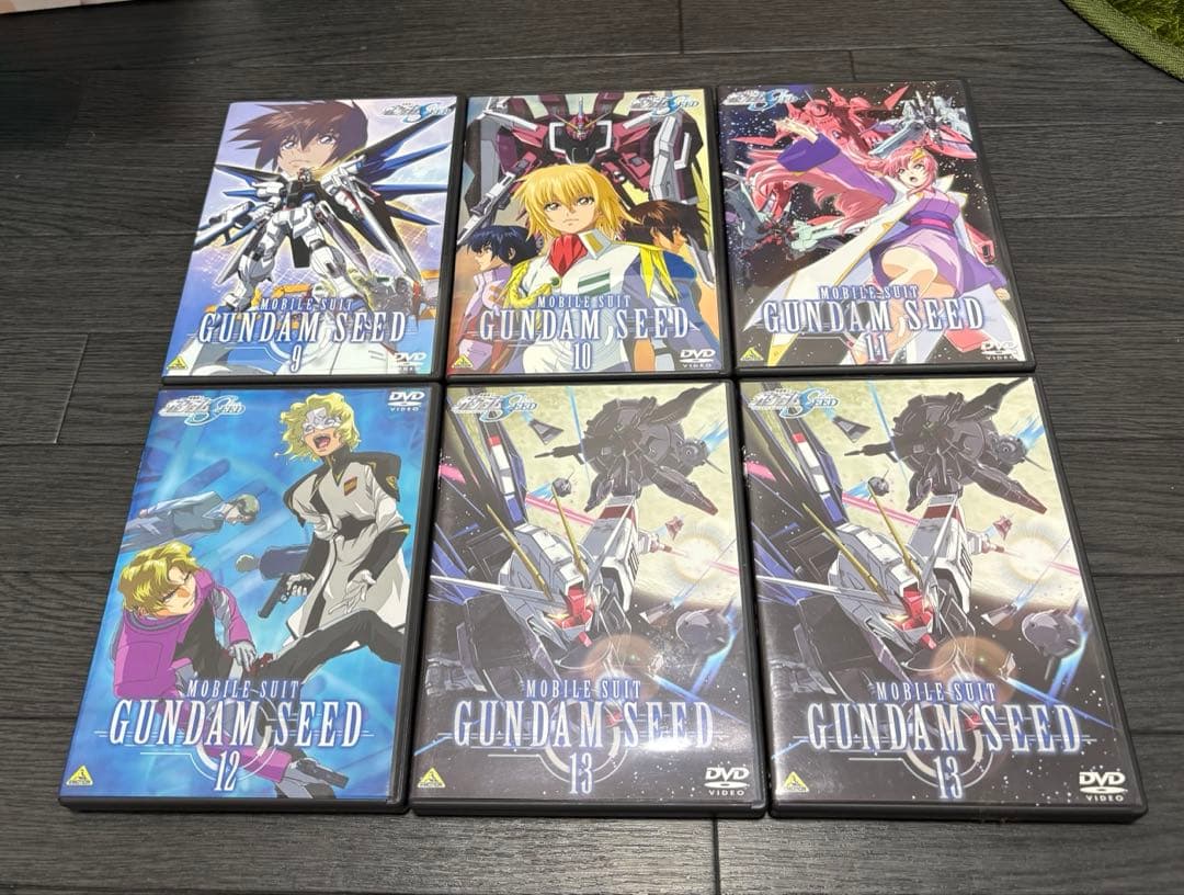 ⑤GUNDAM SEED DVD 1-13.13初回限定生産　トランプまとめ売り