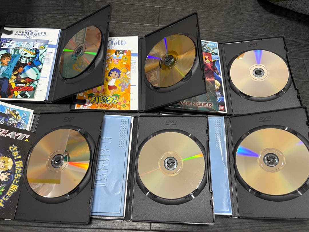 ⑤GUNDAM SEED DVD 1-13.13初回限定生産　トランプまとめ売り