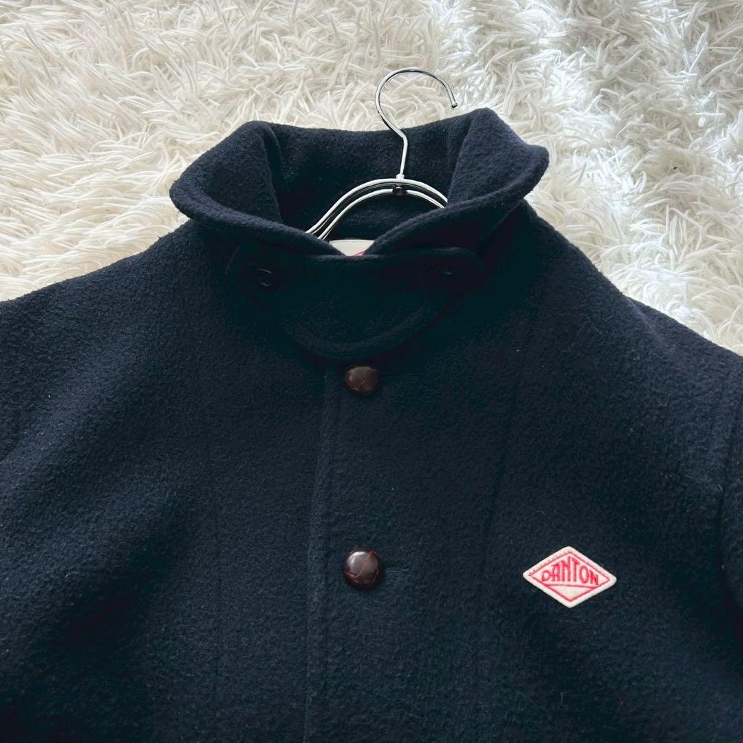 ✨美品✨ ダントン 近年モデル 大きいサイズ 42 ピーコート ウールモッサ