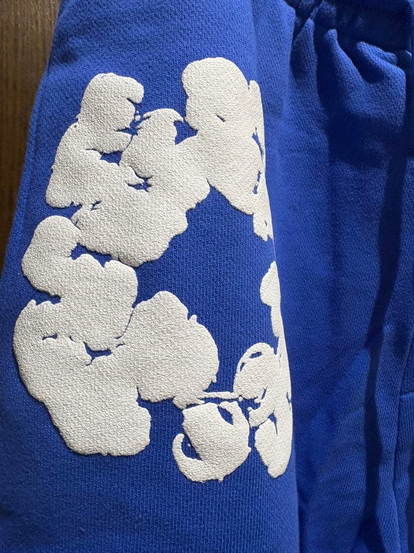 DENIM TEARS ハーフパンツ　Mサイズ　ブルー