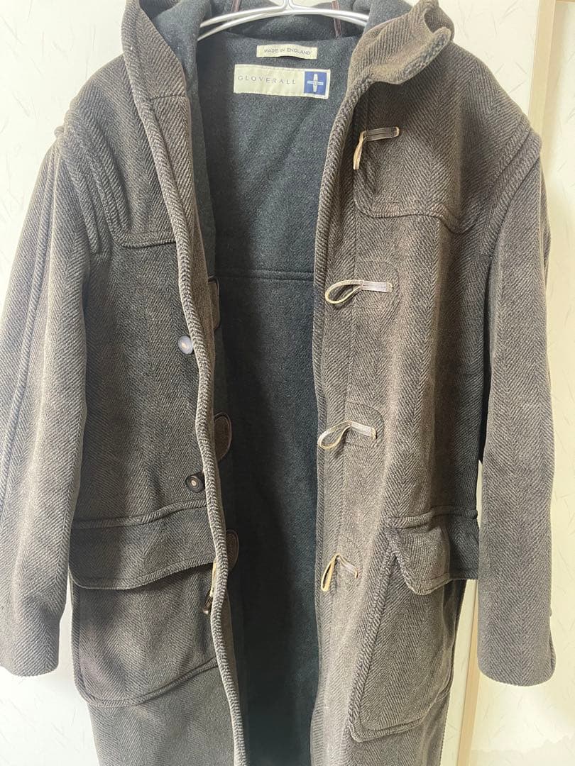 グローバーオール ダッフルコート ヘリンボーン