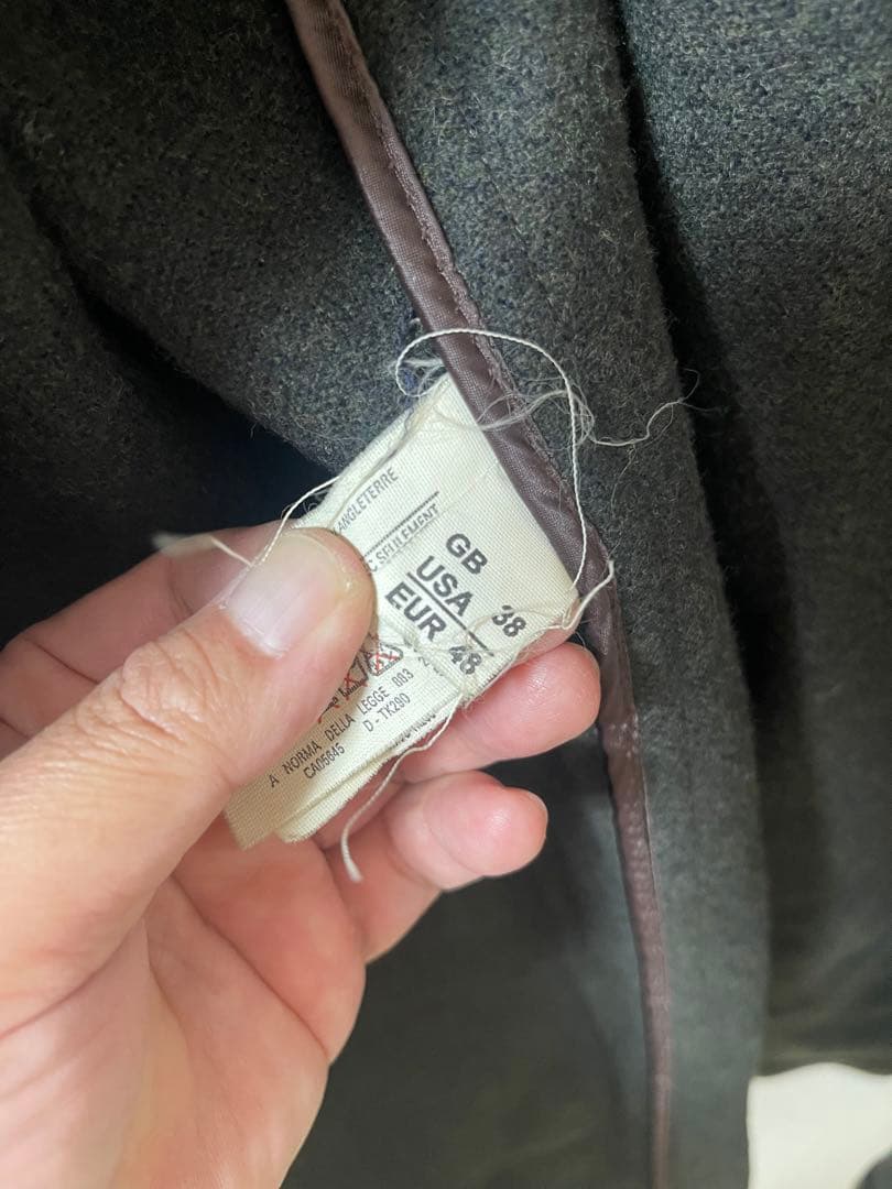 グローバーオール ダッフルコート ヘリンボーン