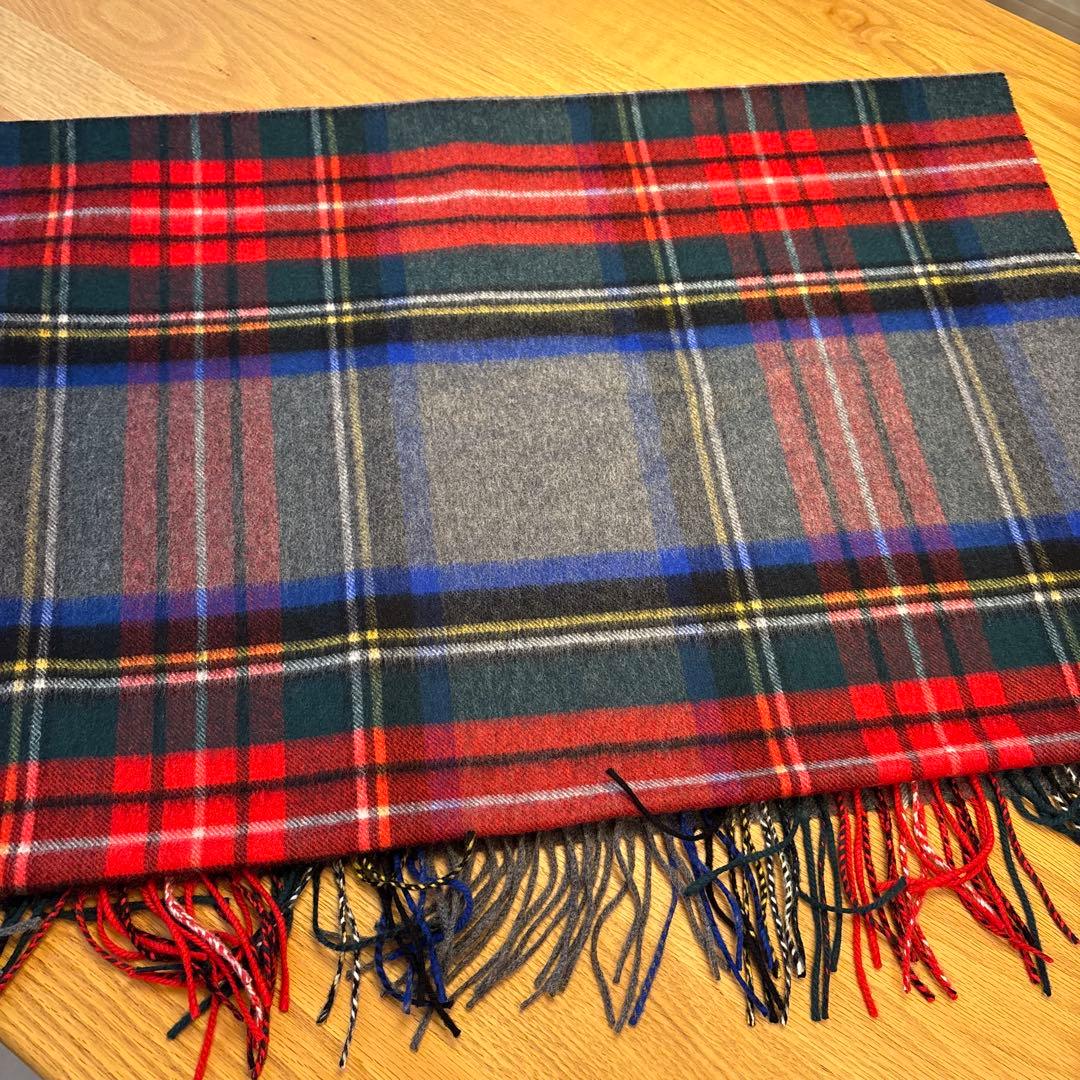 【美品！】ジョンストンズ　カシミヤストール　グレースチュアート