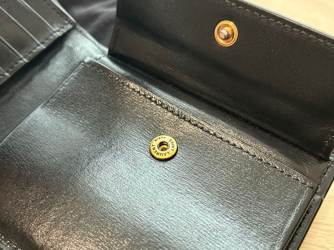 Saint Laurent サンローラン ２つ折り財布 YSL