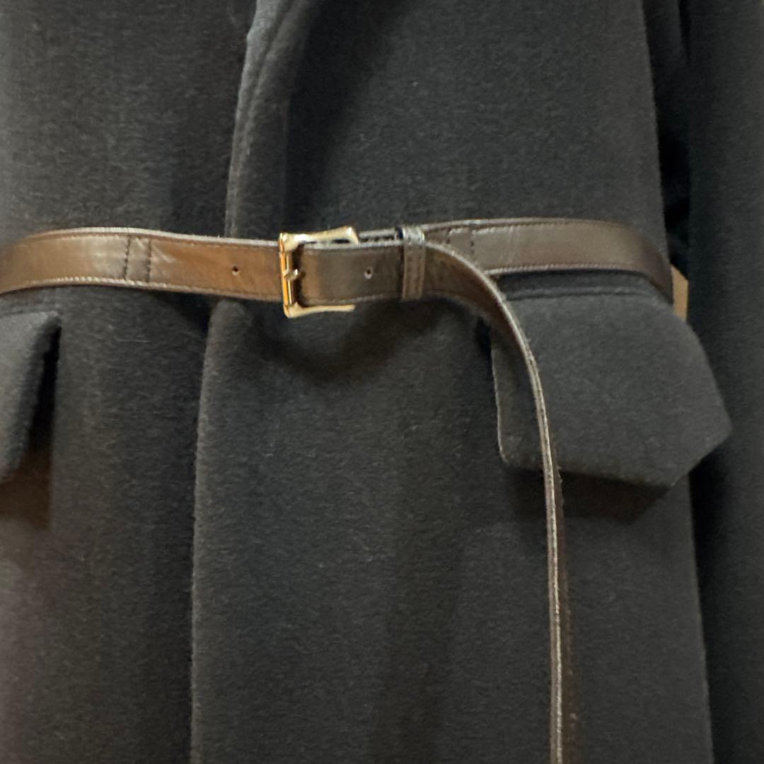 Yohji Yamamoto +Noir マキシコート 濃紺