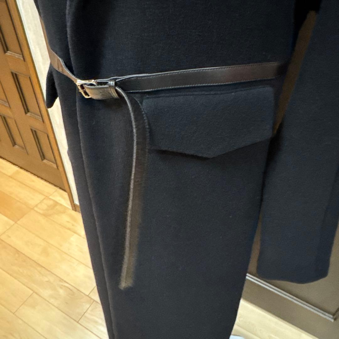 Yohji Yamamoto +Noir マキシコート 濃紺