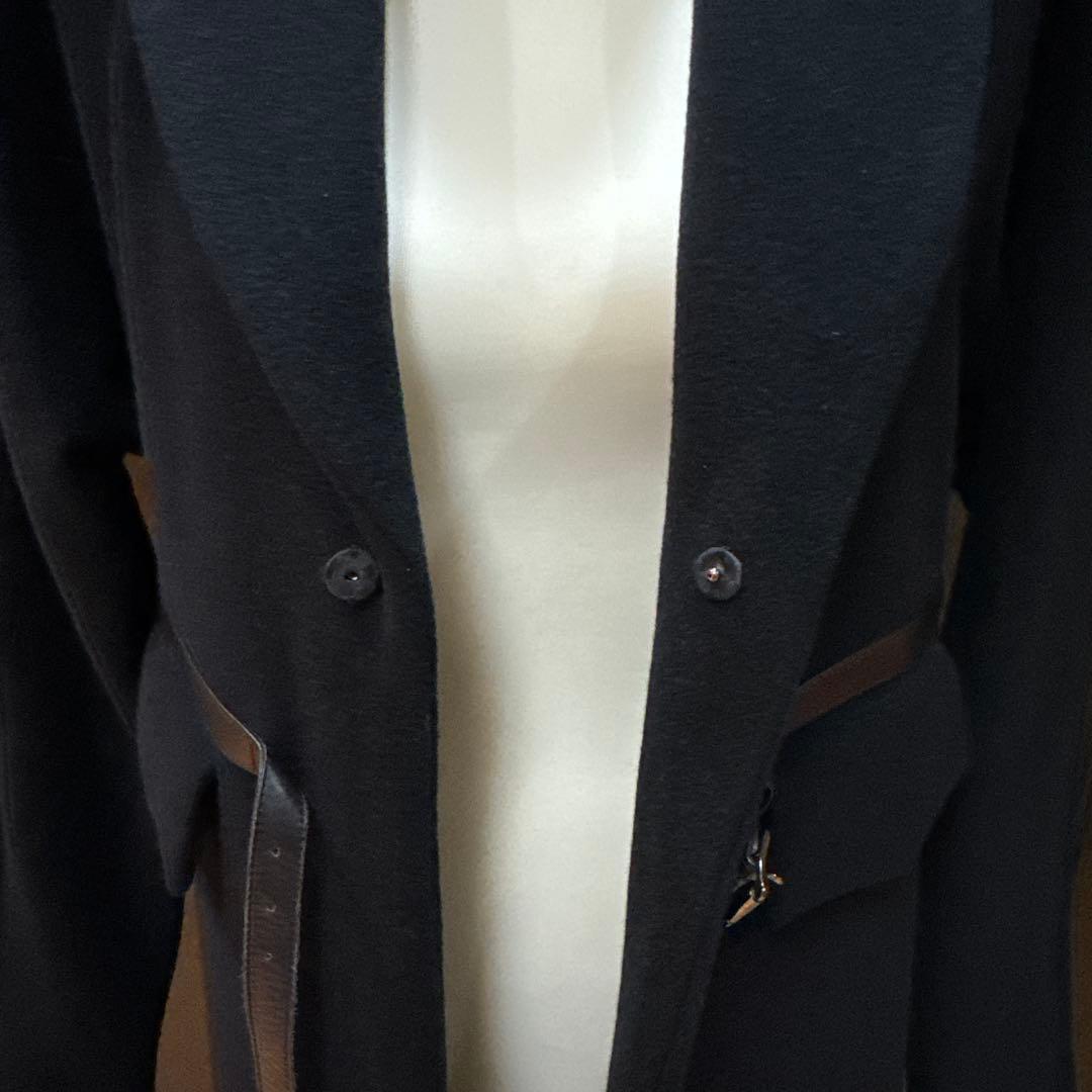 Yohji Yamamoto +Noir マキシコート 濃紺