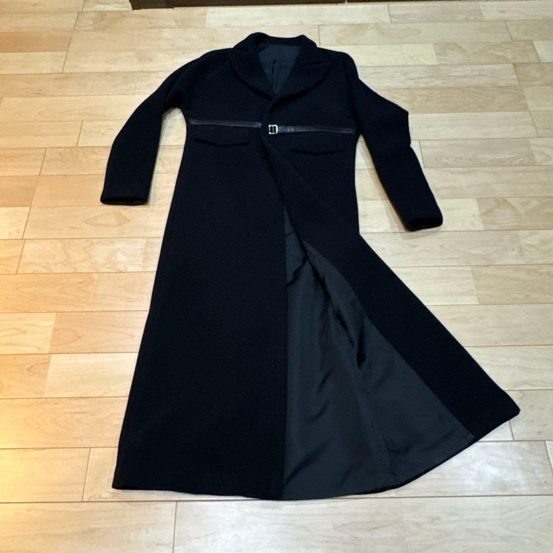 Yohji Yamamoto +Noir マキシコート 濃紺