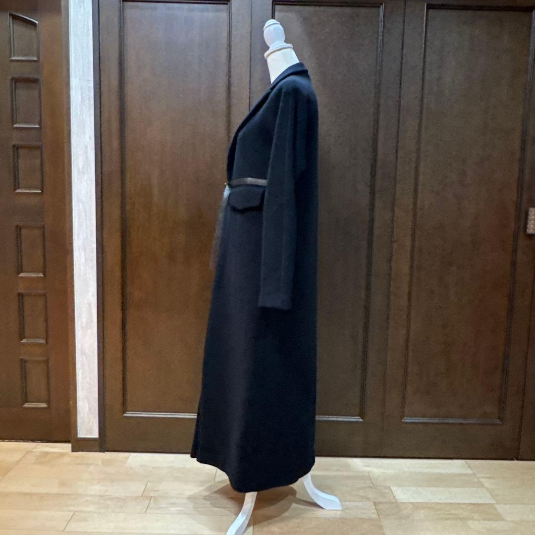 Yohji Yamamoto +Noir マキシコート 濃紺