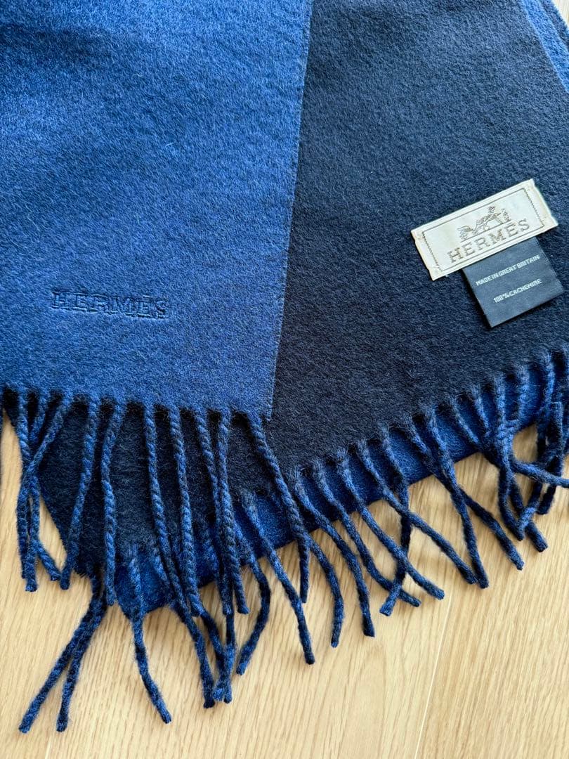エルメス　Hermés カシミヤマフラー