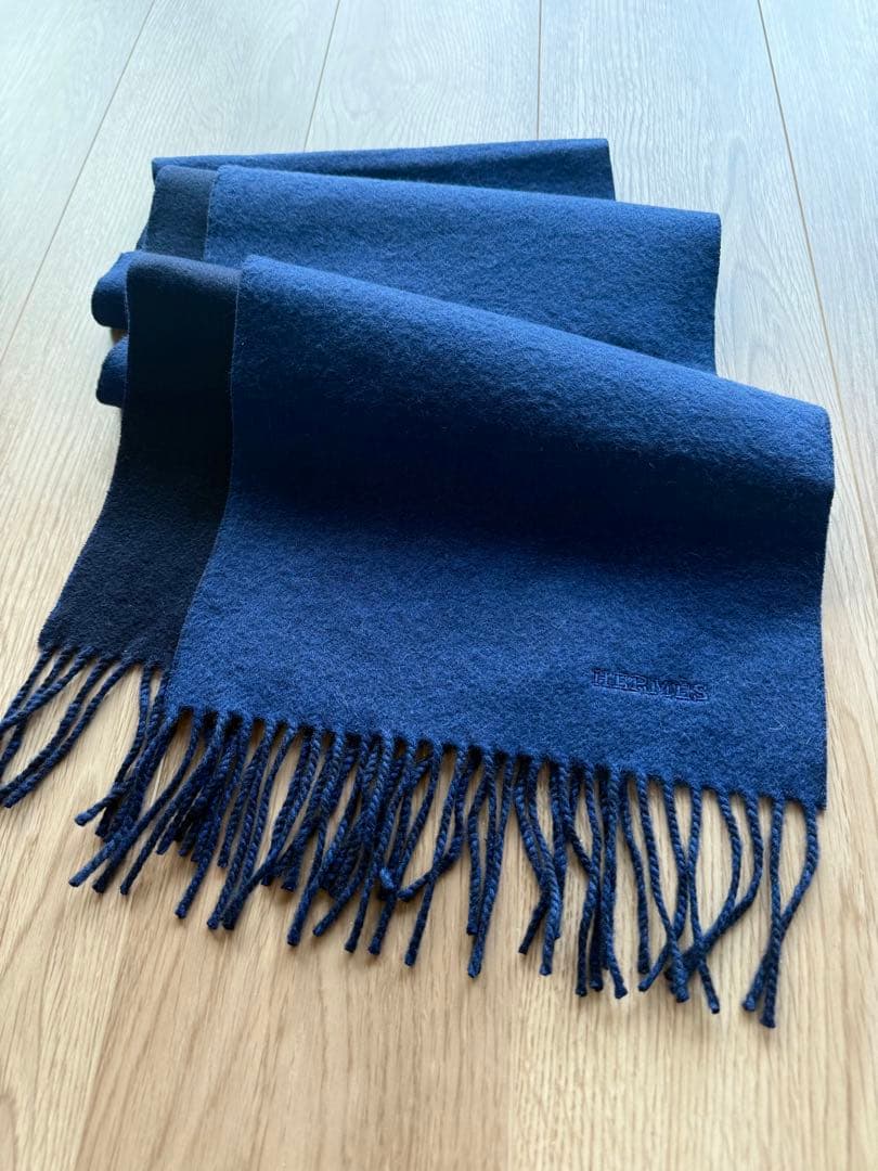 エルメス　Hermés カシミヤマフラー