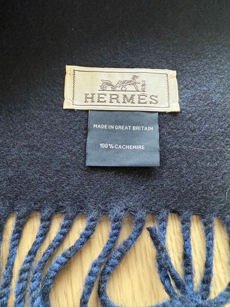 エルメス　Hermés カシミヤマフラー