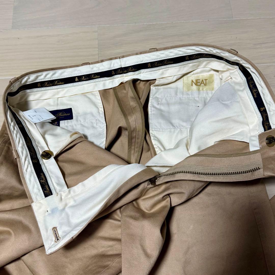 NEAT brooks brothers チノパン 別注 ベージュ