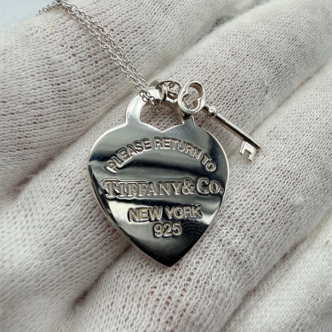 【新品仕上げ済み】リターン トゥ ティファニー　ハート タグ キー ペンダント