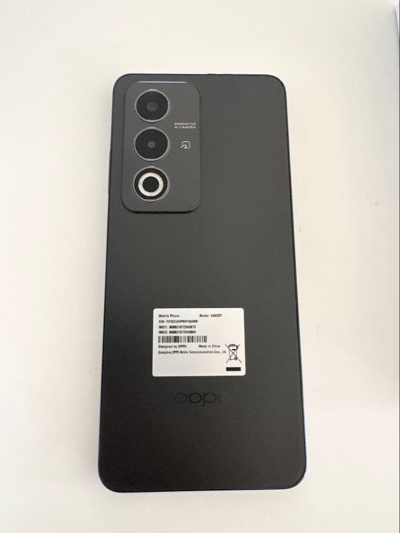 【新品未使用】　OPPO A3 5G 128GB ブラック