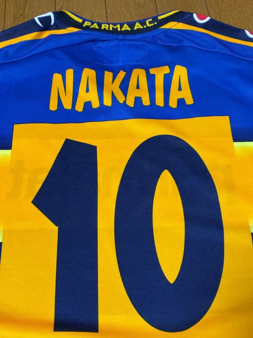 PARMA A.C. 中田英寿 ユニフォーム 10番 イタリア製 Lサイズ