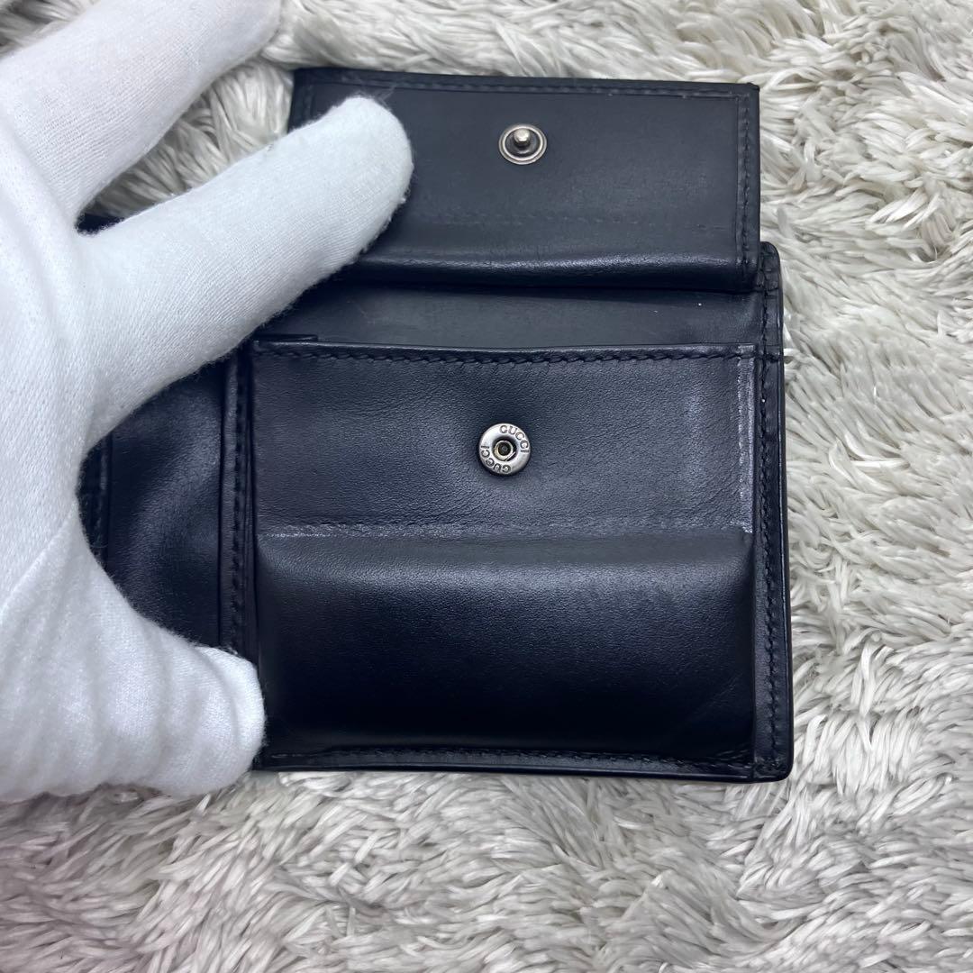 箱付き極美品✨GUCCI キングスネーク GGスプリーム 二つ折り財布 GG柄
