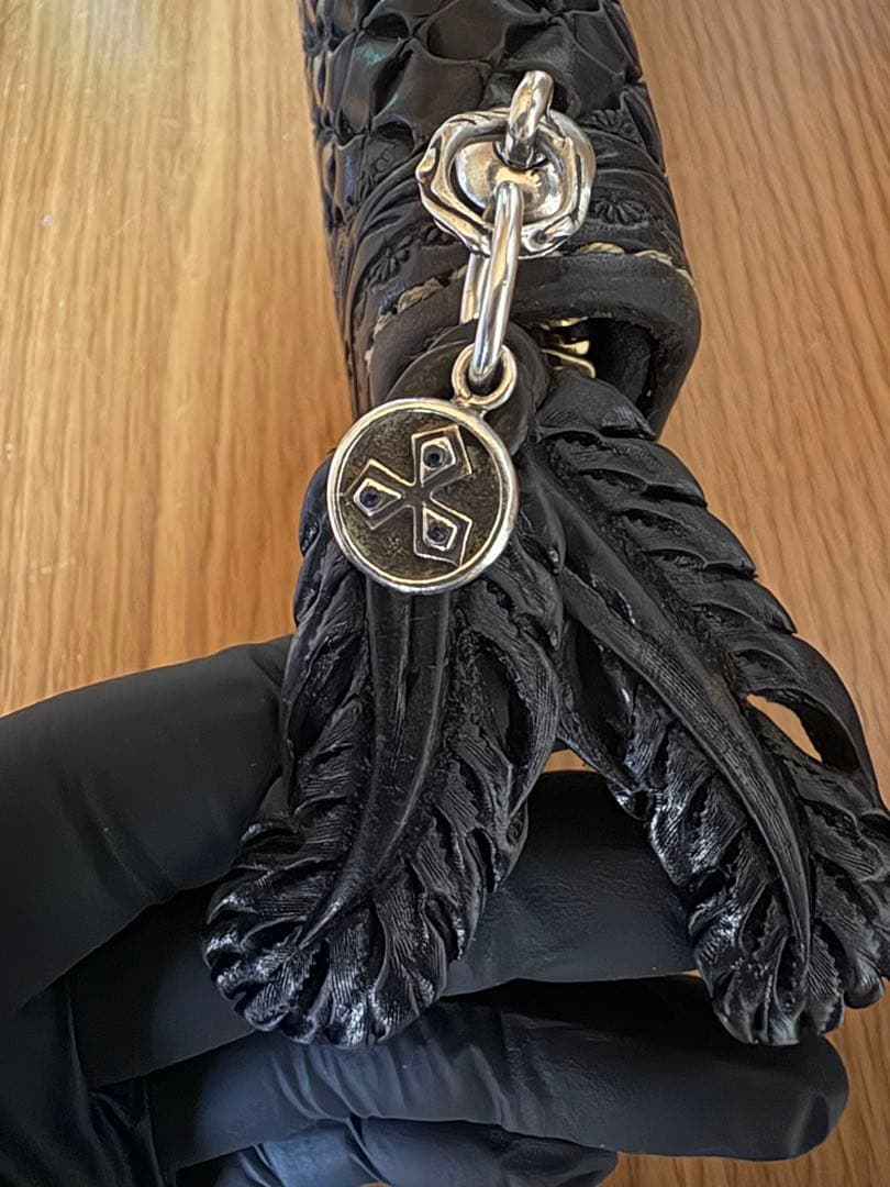 17万大和工房藍染アンダーカットカスタム財布