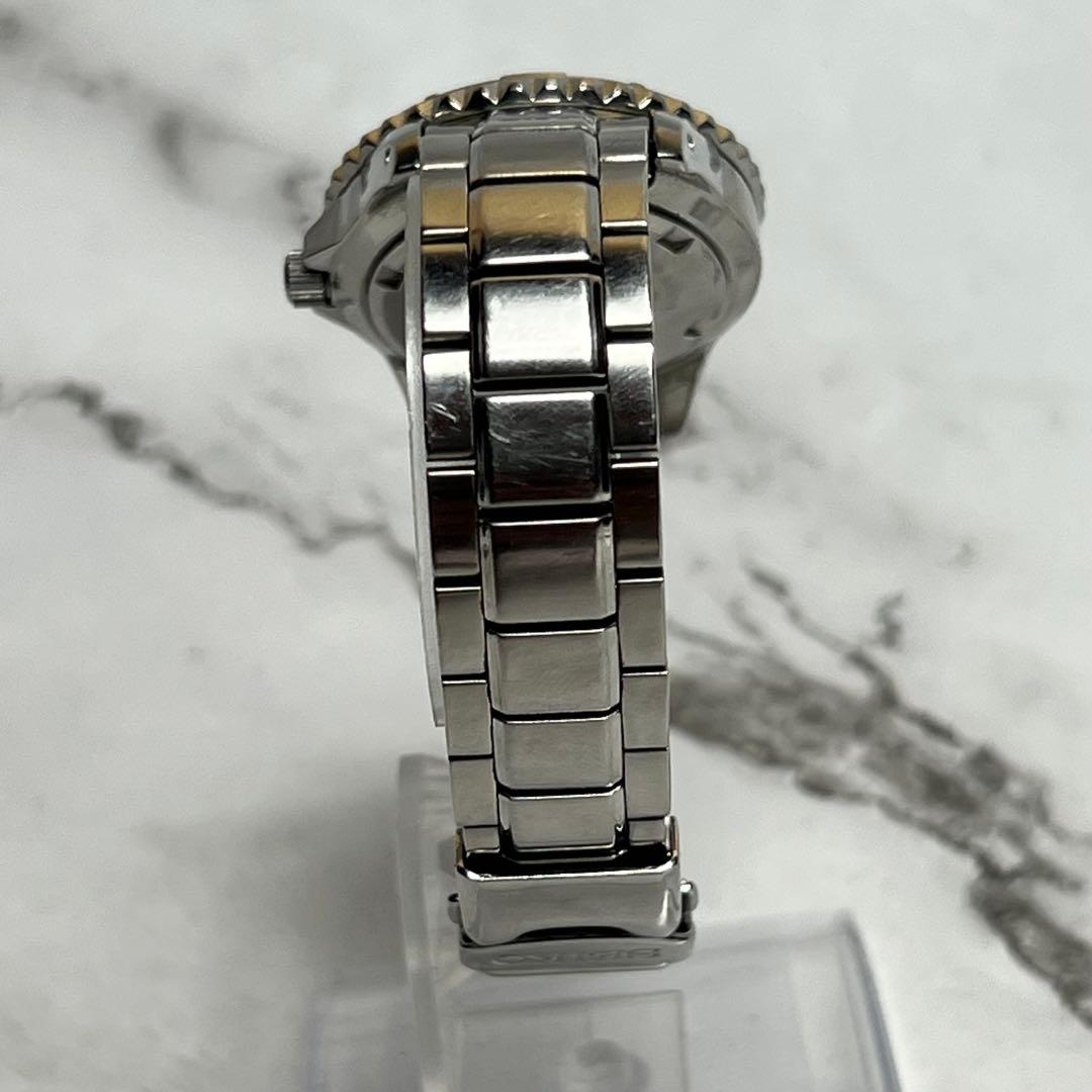 稼働美品 セイコー ダイバーズ レディース腕時計 V185-0AB0