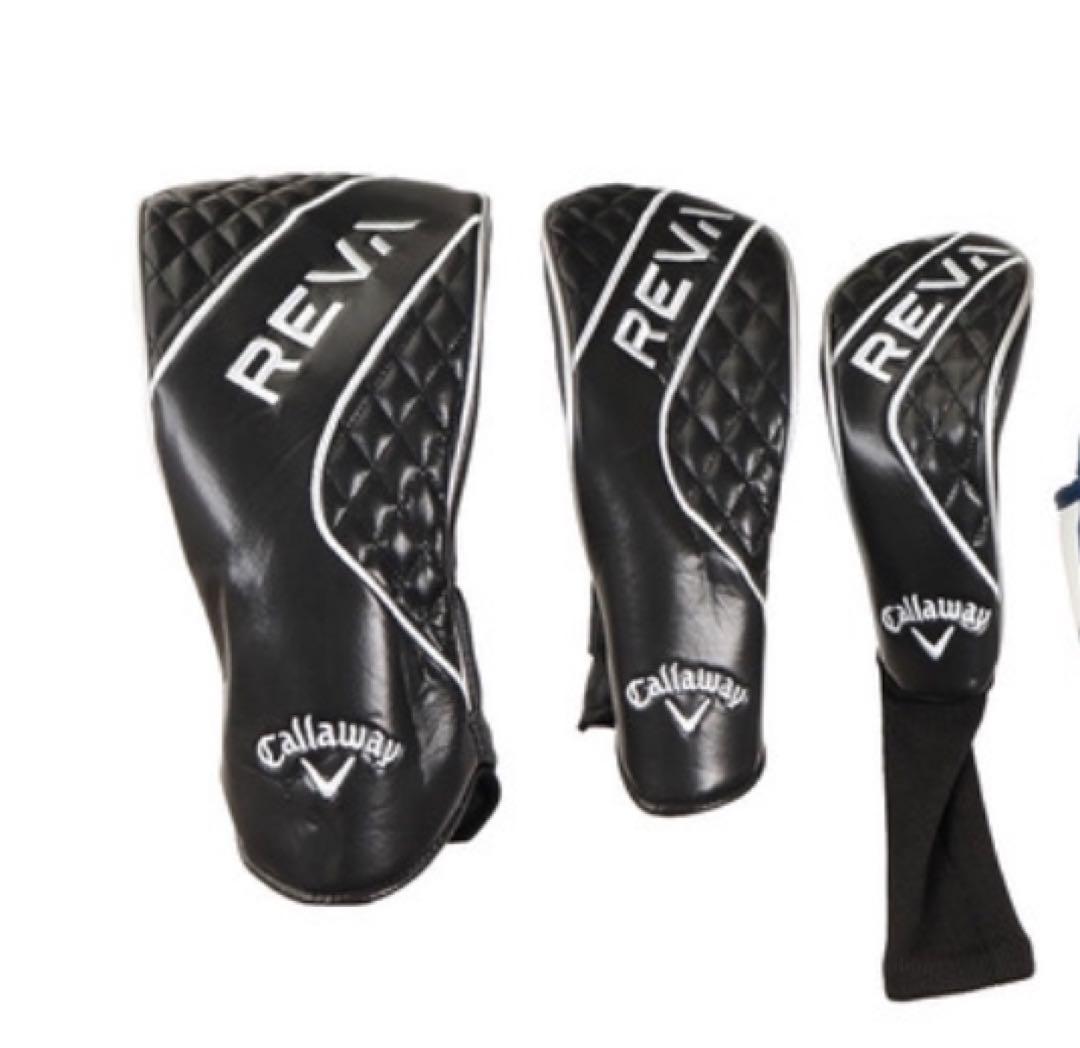 Callaway Golf REVA キャディバッグ、ヘッドカバー3点