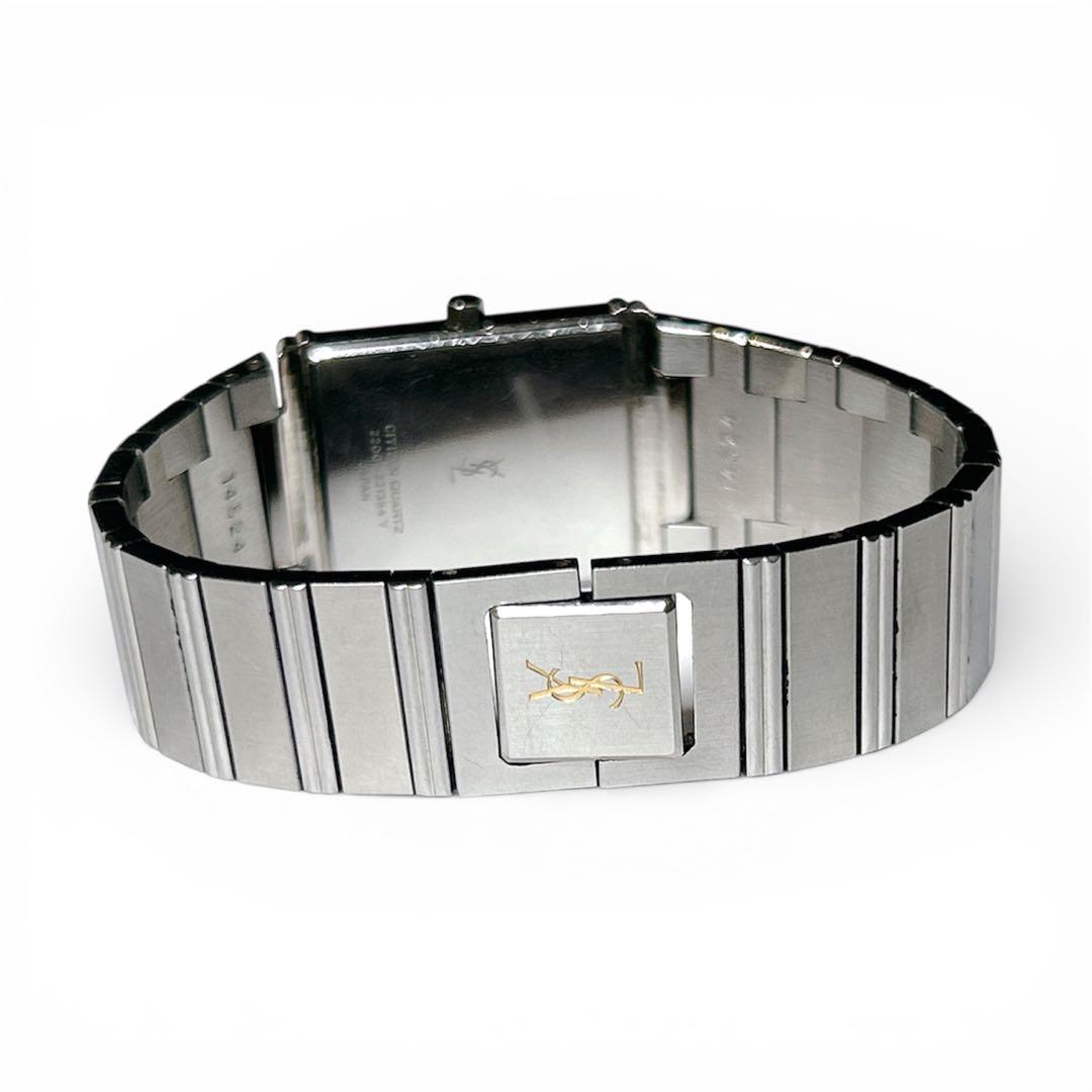 稼働　イヴ・サンローラン スクエア クォーツ　腕時計　シチズン　ゴールド　YSL