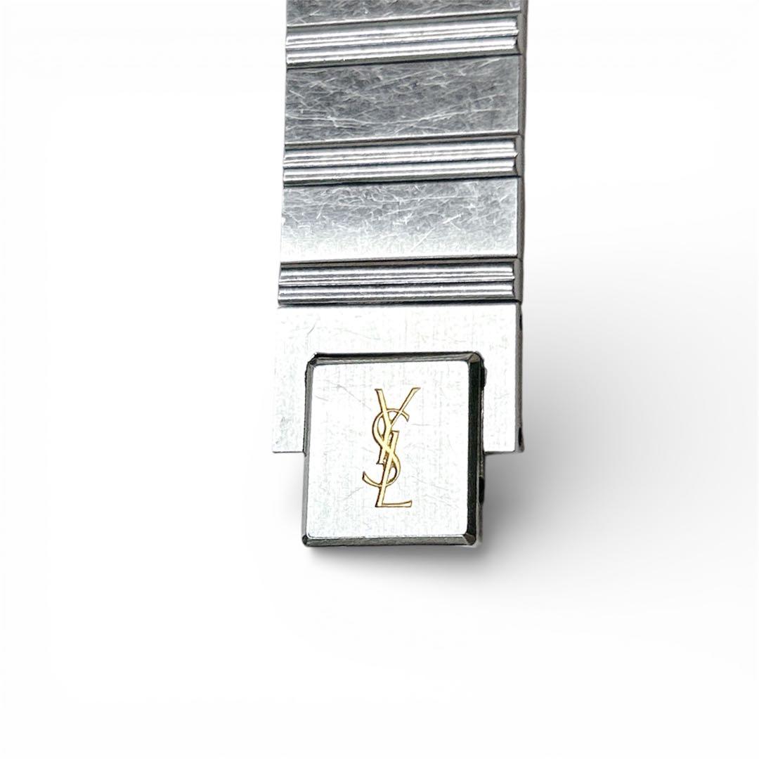 稼働　イヴ・サンローラン スクエア クォーツ　腕時計　シチズン　ゴールド　YSL