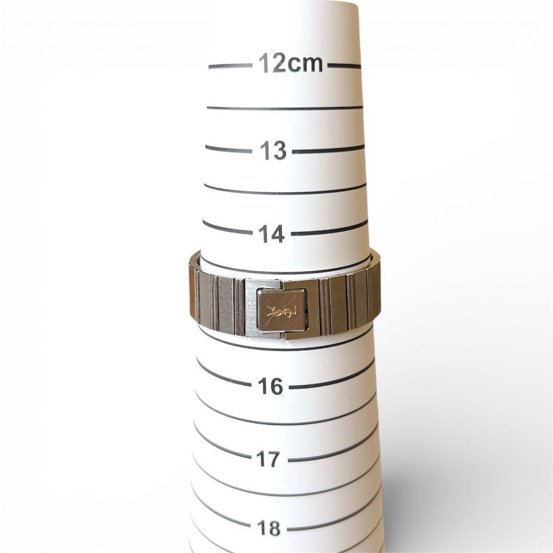 稼働　イヴ・サンローラン スクエア クォーツ　腕時計　シチズン　ゴールド　YSL