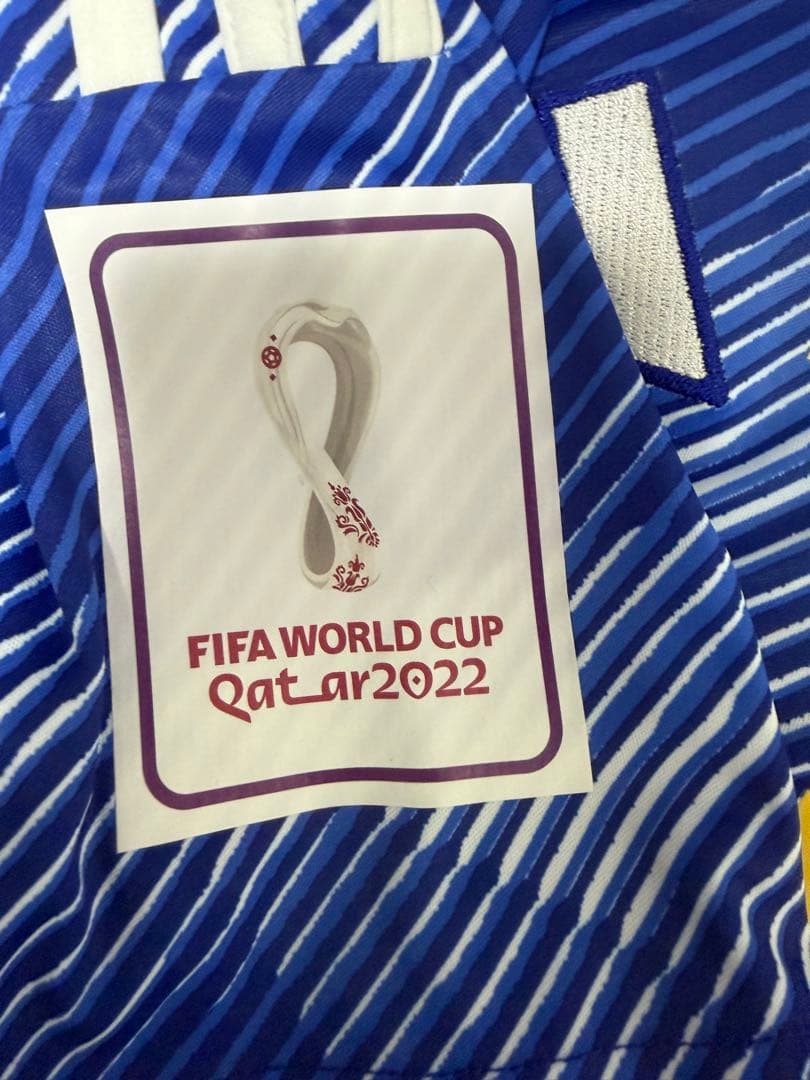 サッカー日本代表 久保建英 ユニフォーム カタールW杯 スペイン戦マーキング