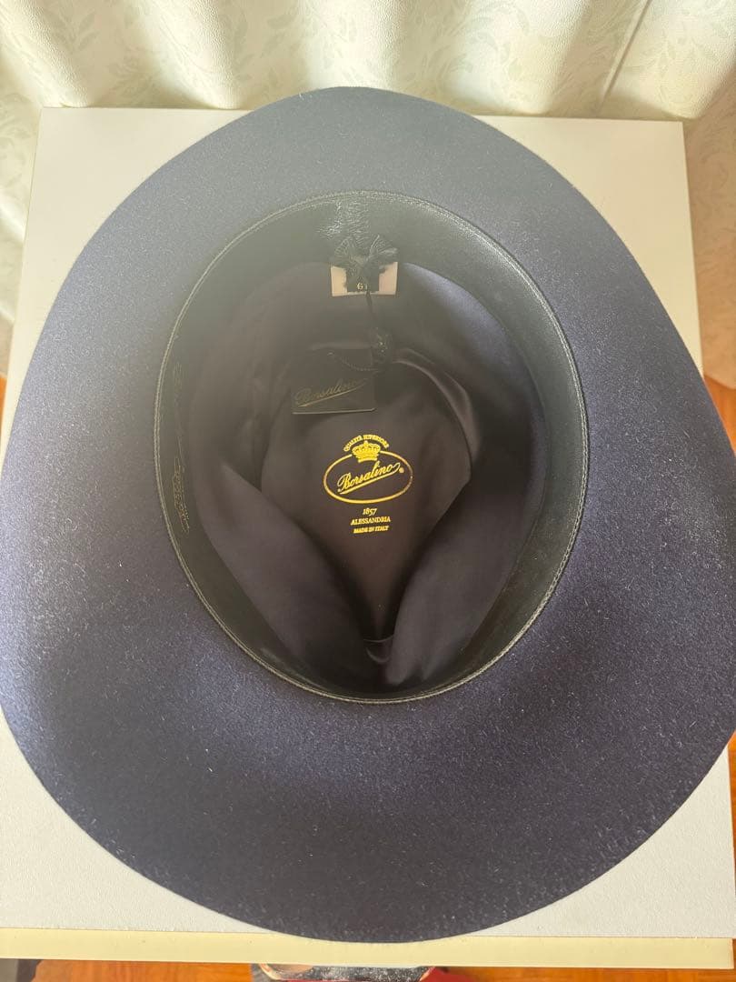 【最終値下】高級ビーバー毛入りパナマハット ほぼ新品・即購入可