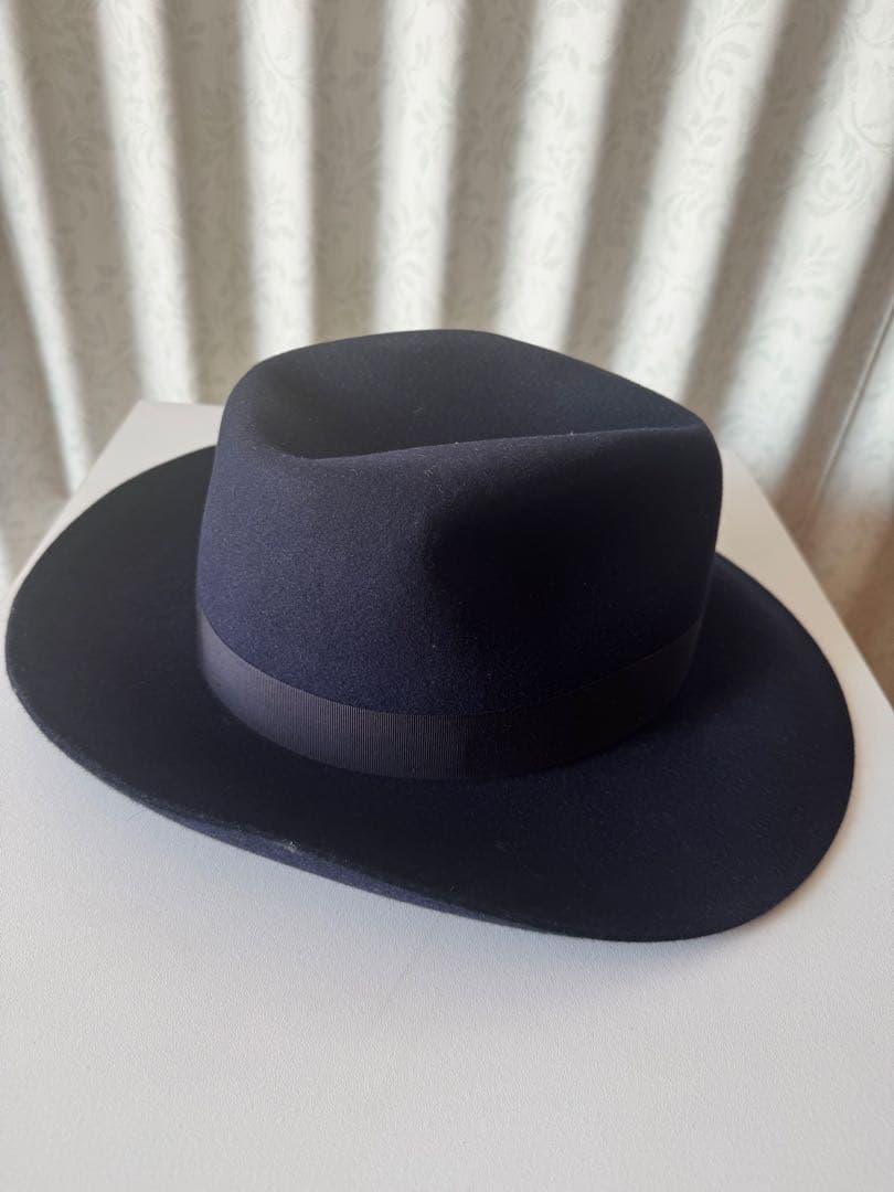 【最終値下】高級ビーバー毛入りパナマハット ほぼ新品・即購入可