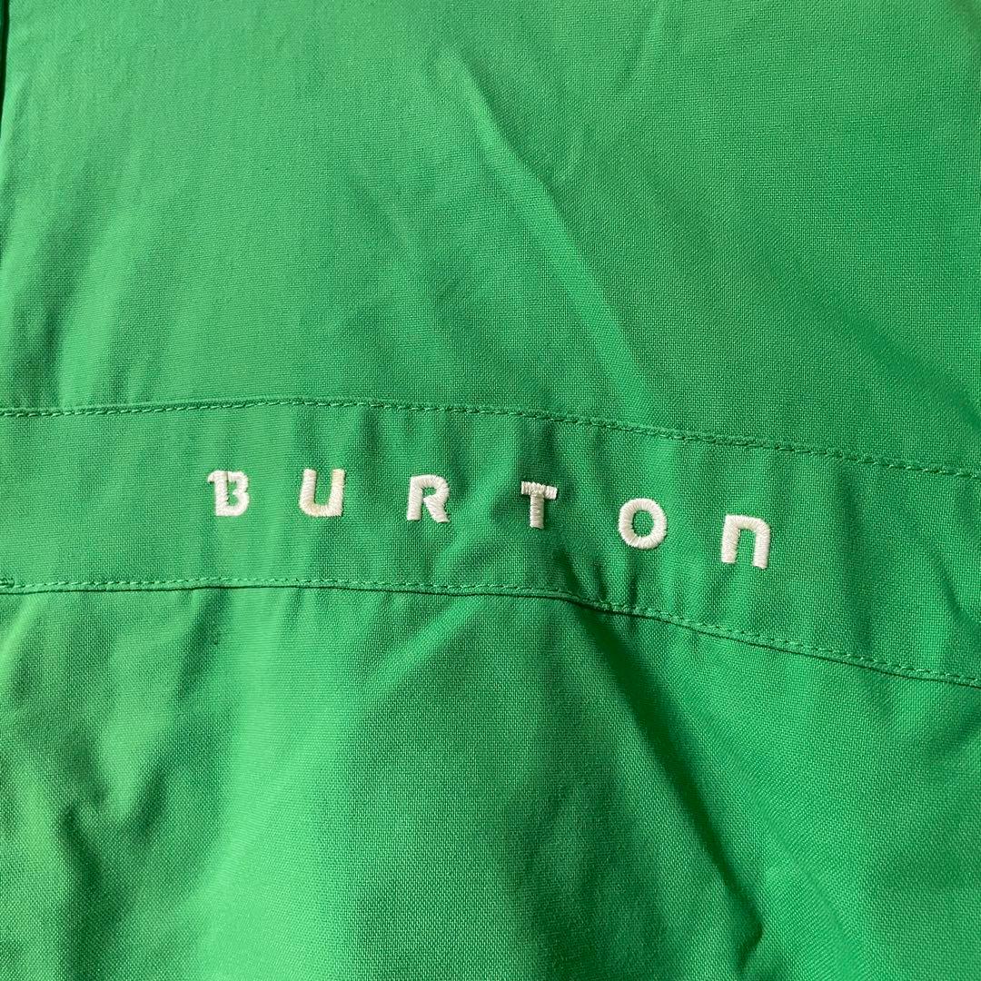 Burtonバートンスキーウェアスノーボードジャケットパーカーフード付緑グリーン