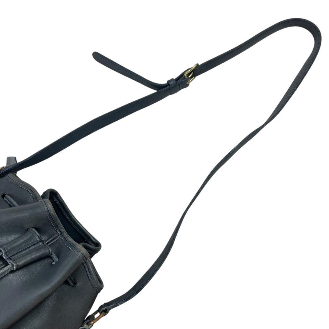 COACH コーチ オールドコーチ ショルダーバッグ 巾着 レザー