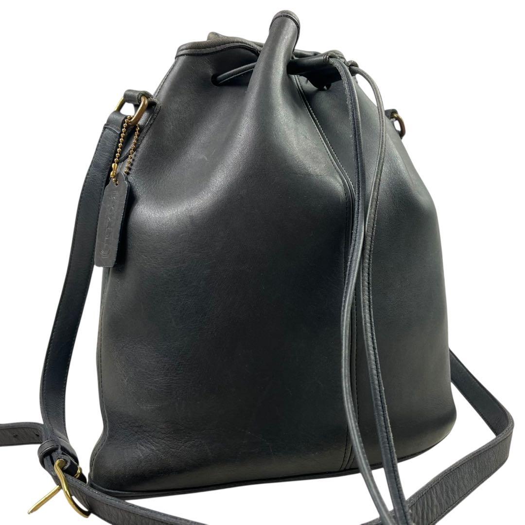 COACH コーチ オールドコーチ ショルダーバッグ 巾着 レザー