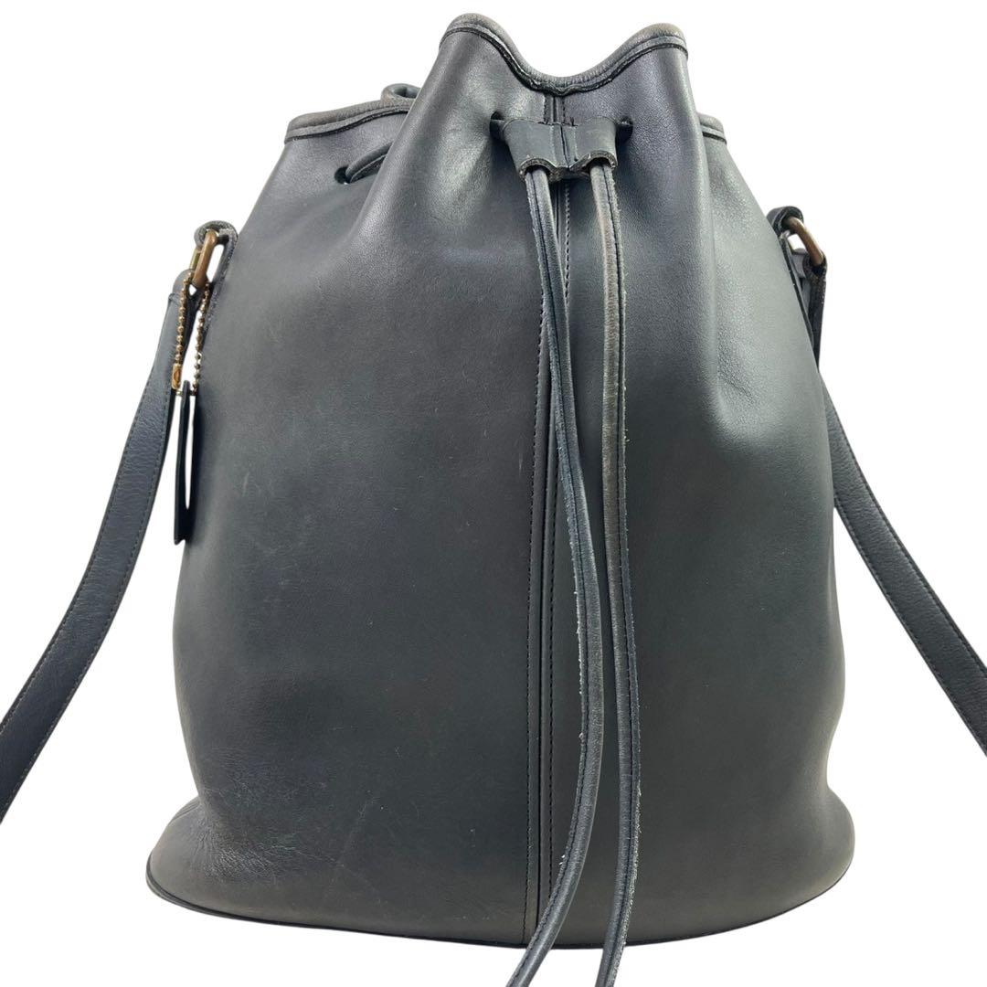 COACH コーチ オールドコーチ ショルダーバッグ 巾着 レザー