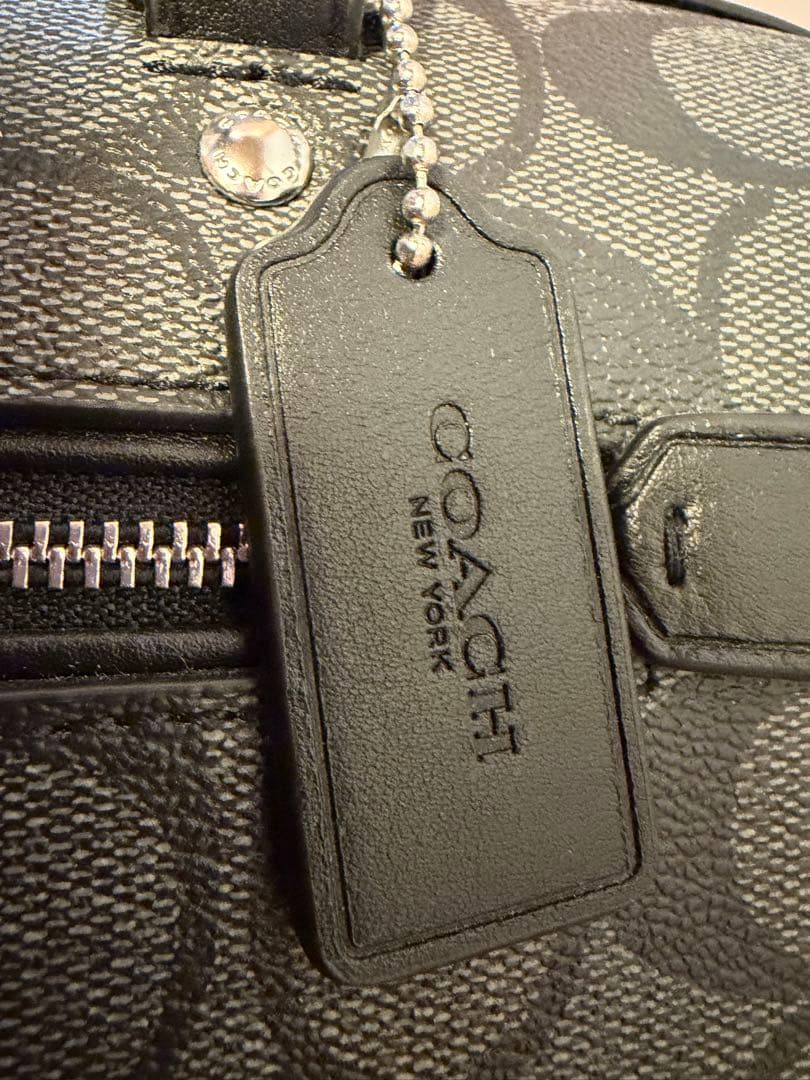 【COACH】 バッグ 2Way 黒（金具はシルバー）手提げ•ショルダー