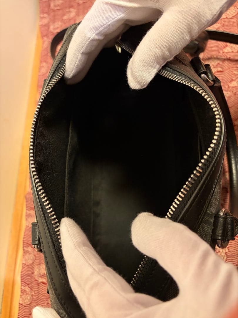 【COACH】 バッグ 2Way 黒（金具はシルバー）手提げ•ショルダー