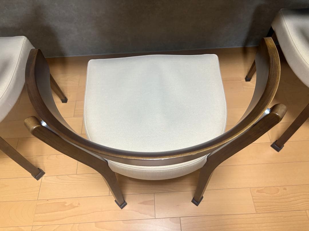 ②カリモク【チェア*1脚】(ダイニングテーブル＆チェア4脚セット)