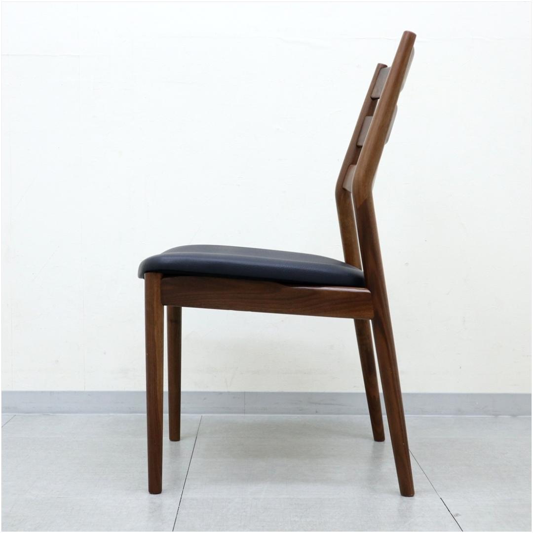 カリモク家具 ダイニングチェア 食堂 椅子 オリオ ウォールナット 2023年製