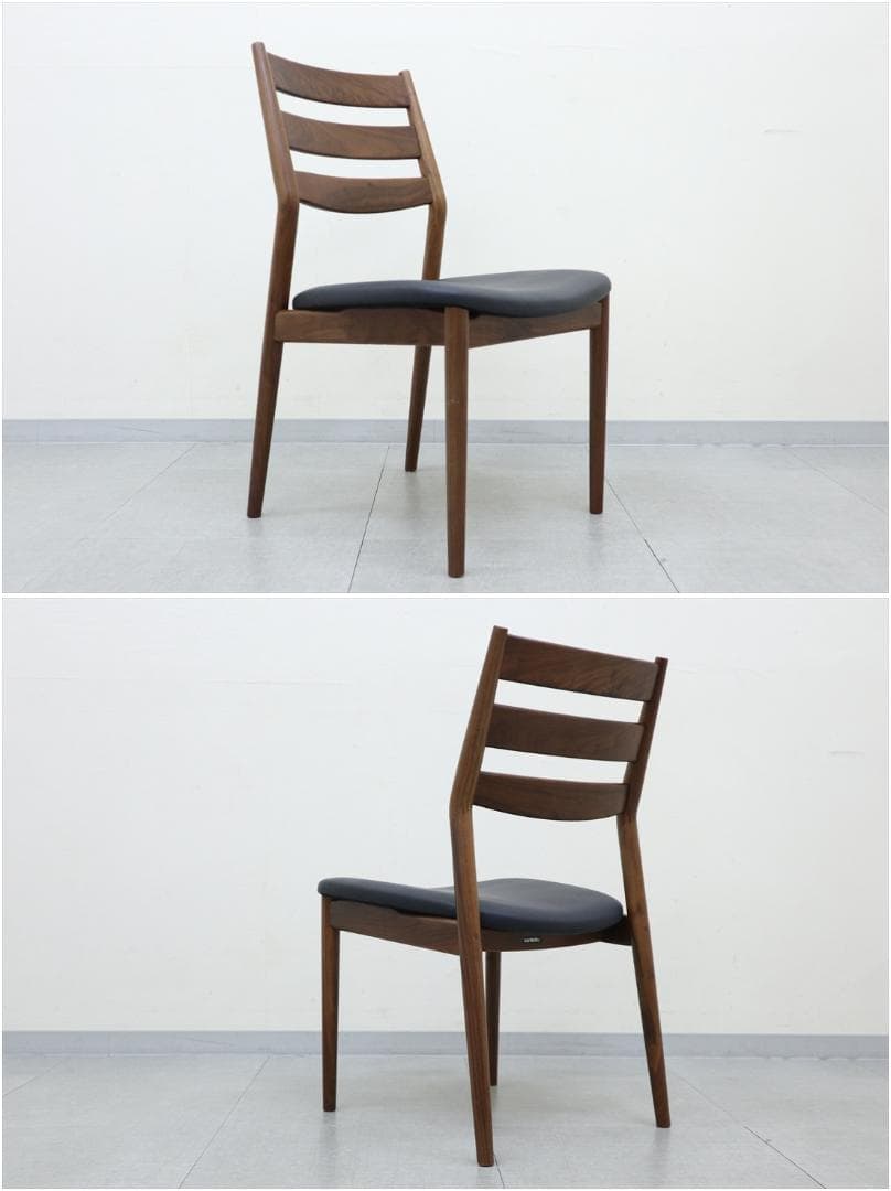 カリモク家具 ダイニングチェア 食堂 椅子 オリオ ウォールナット 2023年製