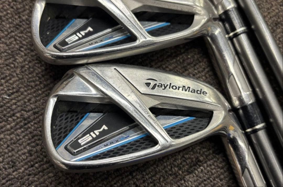 ぶっ飛び！TaylorMade テーラーメイド SIM MAX アイアン４本　S