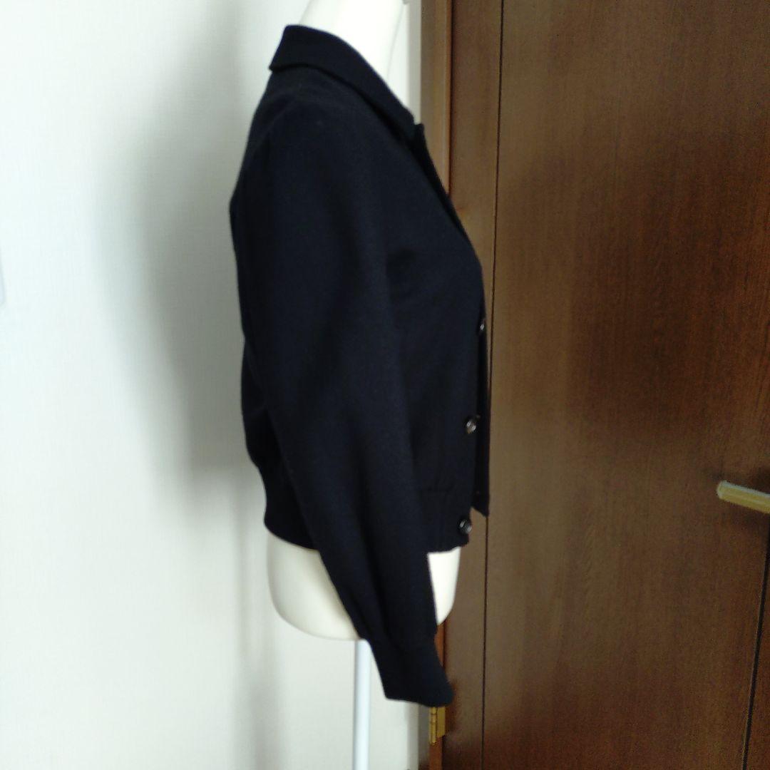 トリココムデギャルソン　ジャケットブルゾン　　ブラック　ウール